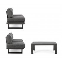 Set salotto angolare con cuscini Konnor Bizzotto 0662758 Set salotto angolare con cuscini Konnor Bizzotto 0662758