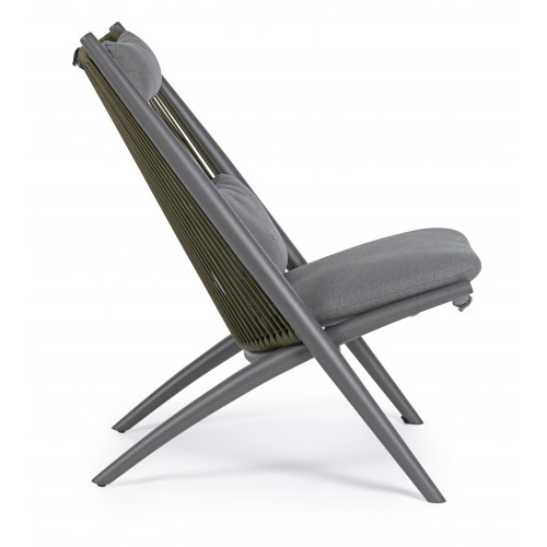 Poltrona lounge con cuscini Aloha Bizzotto 0660368