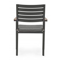 Sedia con braccioli Delmar Bizzotto 0663073