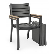 Sedia con braccioli Delmar Bizzotto 0663073