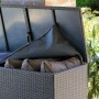Contenitore per cuscini Greenwood BXW 91 rattan sintetico