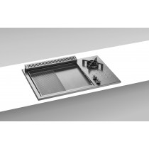 Piastra barbecue Planet Oasi 55 combi 1/2 liscia e 1/2 rigata con fornello Piastra barbecue Planet Oasi 55 combi 1/2 liscia e 1/2 rigata con fornello