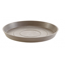 Sottovaso in plastica riciclata Ecopots Tondo 20 Sottovaso in plastica riciclata Ecopots Tondo 20