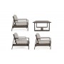 Set salotto con cuscini Baltic Bizzotto