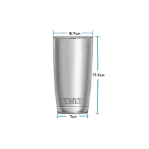 Bicchiere Termico Yeti Rambler 20 nero Bicchiere Termico Yeti Rambler 20 nero