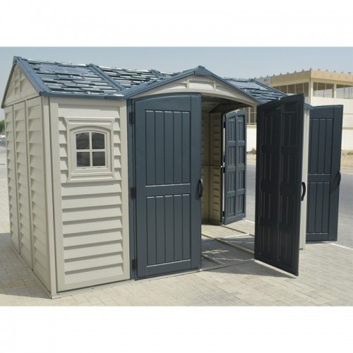 Casetta da giardino in PVC Duramax Apex Pro Plus Ezooza