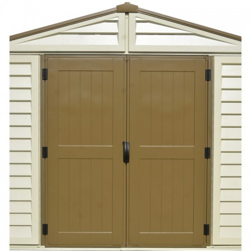 Casetta da giardino in PVC Duramax WoodBridge Plus Ezooza