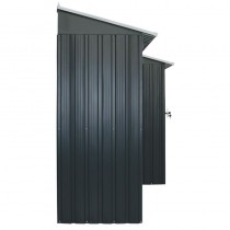 Legnaia in metallo con ripostiglio Wood Storage 8'x3' Combo Duramax Ezooza Legnaia in metallo con ripostiglio Wood Storage 8'x3' Combo Duramax Ezooza