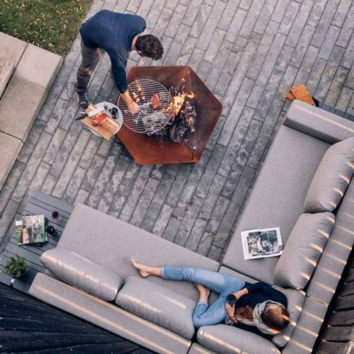 Braciere da esterno triple 90 Höfats Ezooza