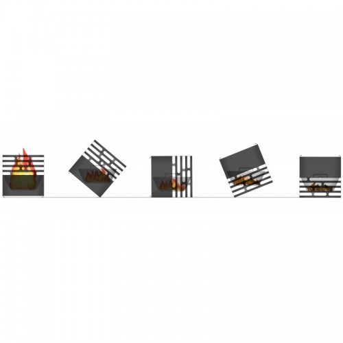 Braciere da esterno Cube di Höfats Ezooza