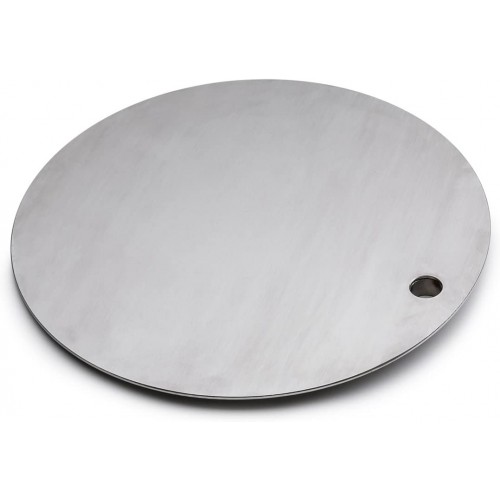 Tavolino in acciaio per braciere Triple 90 Ezooza