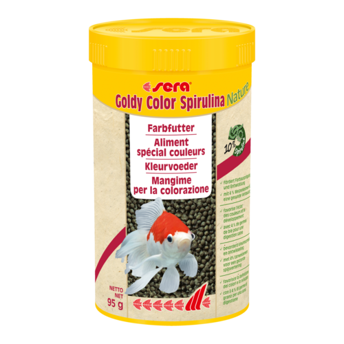 SERA Goldy Color Spirulina 250ml mangime per pesci