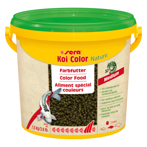 Mangime in granuli per carpe Koi SERA Koi Color Medium 1 L