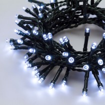 Luci di Natale Lotti 240 LED bianco freddo 9.6 m cavo verde Luci di Natale Lotti 240 LED bianco freddo 9.6 m cavo verde