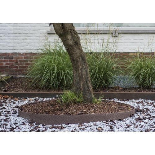 Bordura da giardino arrotolata Ecolat 10 m x 14 x 0,7 cm marrone