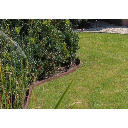 Bordo Da Giardino 12,2m Con 40 Punte - Altezza 5,1cm, Marrone