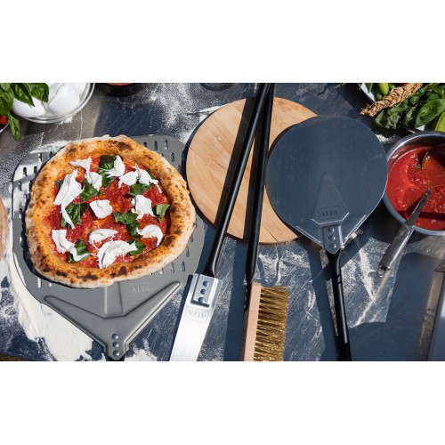 Pale per pizza Alfa Pizza set in acciaio inox