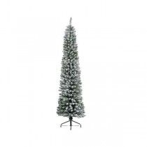 Albero di Natale innevato Kaemingk pencil pine snowy 150 cm