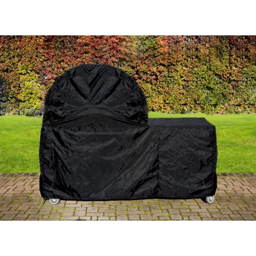 Copertura forno a legna esterno Alfa Pizza per Allegro + tavolo 100