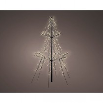 Albero di Natale led in metallo Kaemingk 135 cm