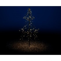 Albero di Natale led in metallo Kaemingk 135 cm