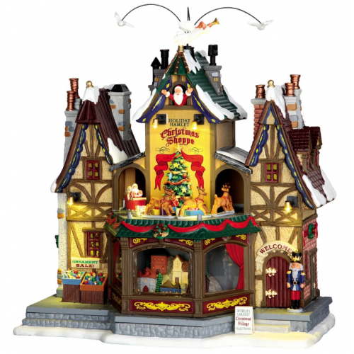 Lemax Holiday hamlet Christmas Shoppe villaggio di Natale