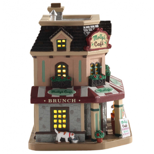 Lemax Molly's Corner Cafe villaggio di Natale