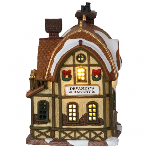 Lemax Devaney's Bakery villaggio di Natale