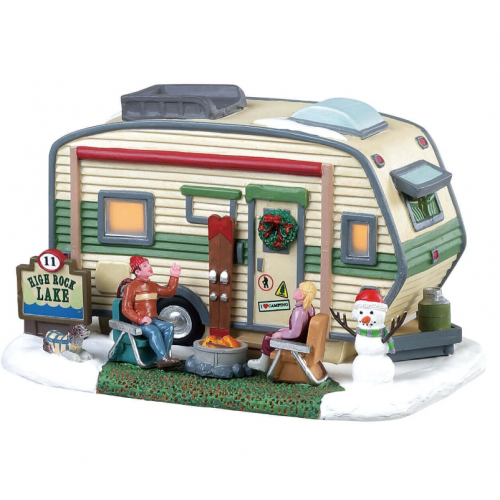 Lemax High Rock Lake Trailer villaggio di Natale