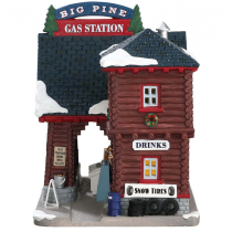 Lemax Big Pine Gas Station villaggio di Natale Lemax Big Pine Gas Station villaggio di Natale
