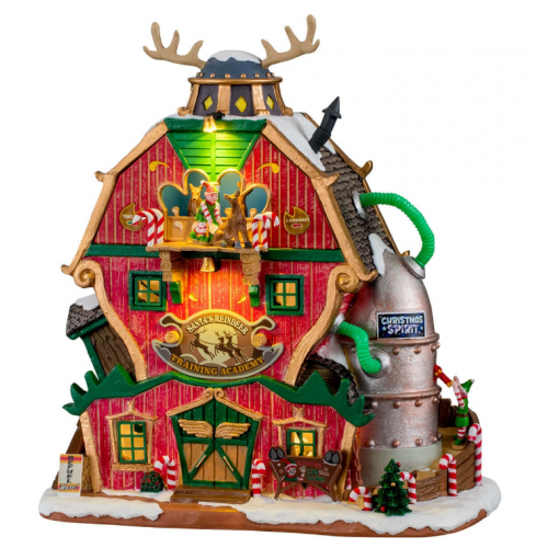 Lemax Santa's Reindeer Training Acadamey villaggio di Natale