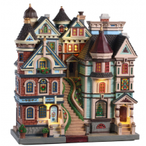 Lemax House on a hill villaggio di Natale