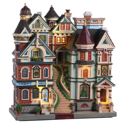 Lemax House on a hill villaggio di Natale