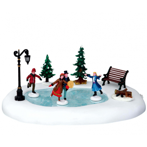 Lemax Winter Skating villaggio di Natale