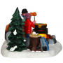 Lemax Campfire Fondue villaggio di Natale