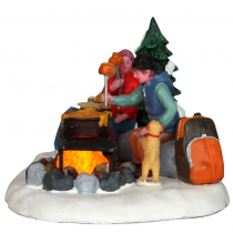Lemax Campfire Fondue villaggio di Natale Lemax Campfire Fondue villaggio di Natale