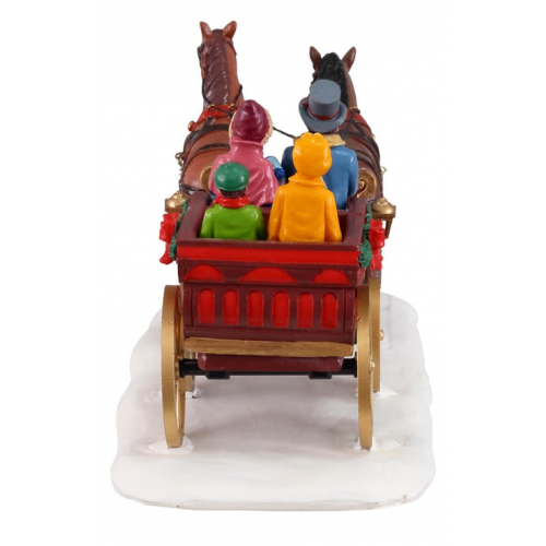 Lemax Carriage Cheer villaggio di Natale