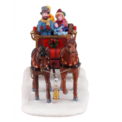 Lemax Carriage Cheer villaggio di Natale