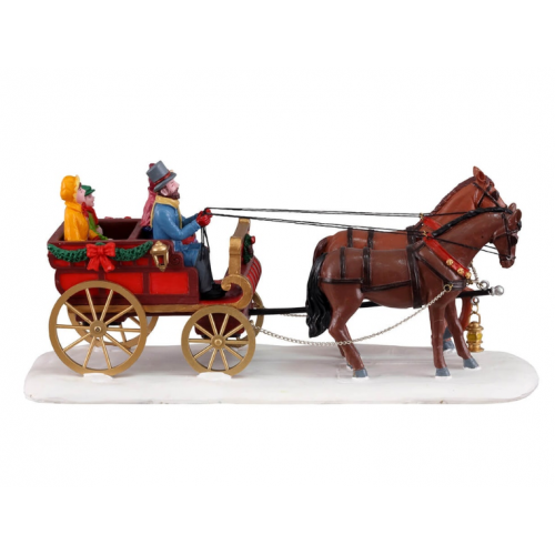 Lemax Carriage Cheer villaggio di Natale