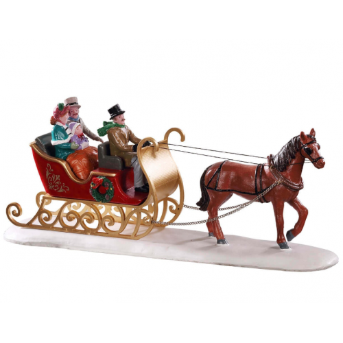 Lemax Victorian Sleight Ride villaggio di Natale