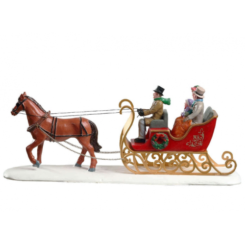 Lemax Victorian Sleight Ride villaggio di Natale