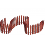 Lemax Widen Wooden Fence villaggio di Natale
