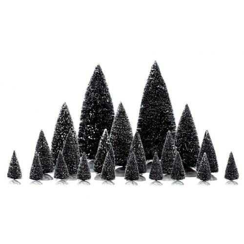 Lemax Assorted Pine Trees villaggio di Natale