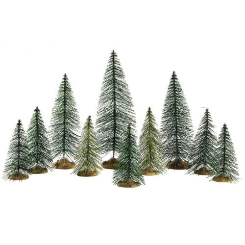 Lemax Needle Pine Trees villaggio di Natale