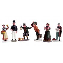 Lemax Townsfolk villaggio di Natale set 6 pezzi Lemax Townsfolk villaggio di Natale set 6 pezzi