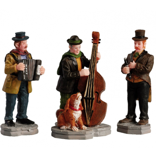 Lemax streetside trio villaggio di Natale set 3 pezzi