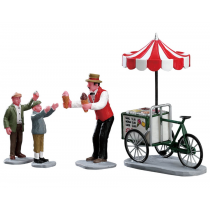 Lemax Gelato car villaggio di Natale set 4 pezzi Lemax Gelato car villaggio di Natale set 4 pezzi