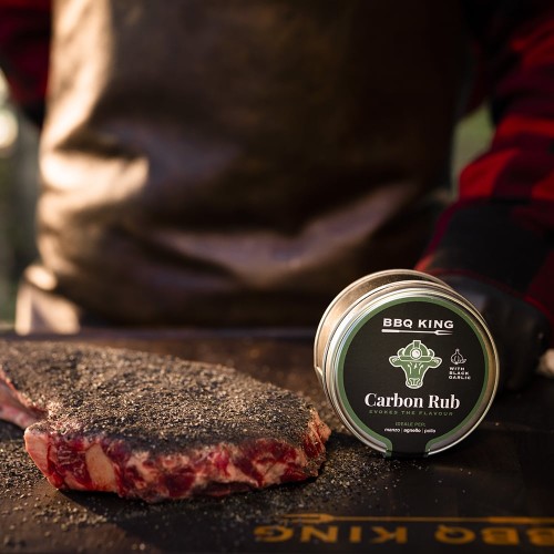 BBQ King Carbon Rub Insaporitore al carbone vegetale 70 gr
