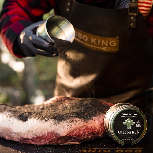 BBQ King Carbon Rub Insaporitore al carbone vegetale 70 gr