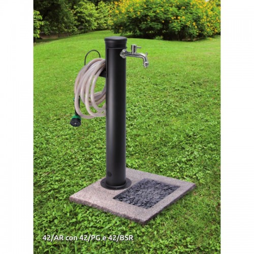 Porta tubo da giardino per fontanella Bel-Fer 42/PG antracite